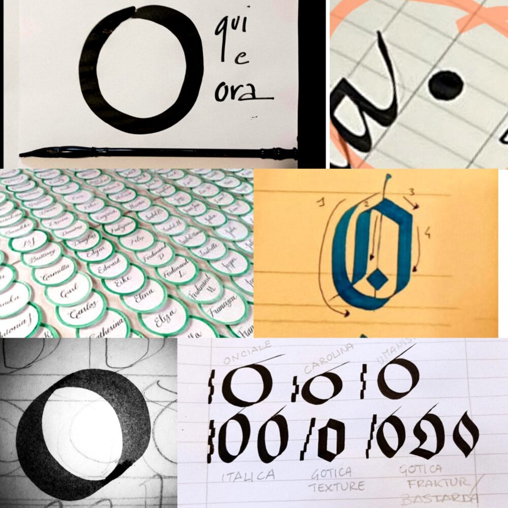 calligrafia O