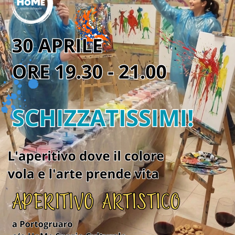 schizzatissimi,aperitivo artistico
